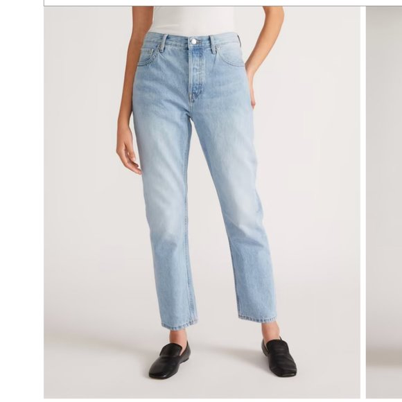 Everlane The '90s Cheeky Jean in Vintage Sunbleached Blue - Picture 1 of 5